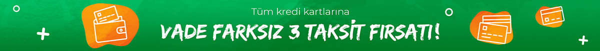 Vade Farksız 3 Taksit Fırsatı!